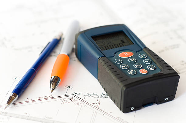 Digital laser distance meter.