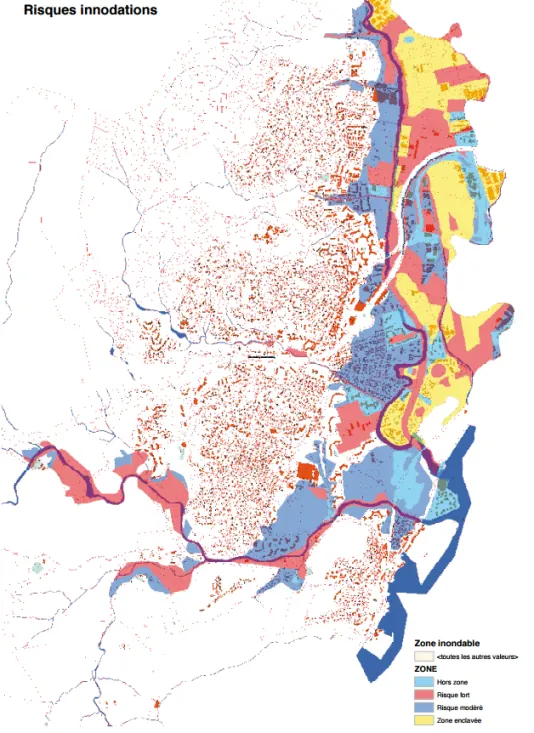 Carte des risques pour l’état des risques et pollutions Carte des risques pour l’état des risques et pollutions